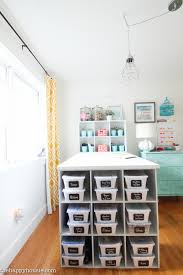 Shop for craft room storage drawers online at target. How To Organize A Craft Room Work Space The Happy Housie