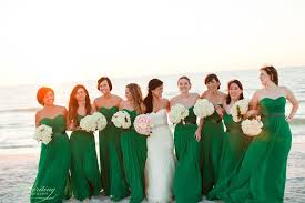 Wedding Party Portraits Noelle Michael 509 Beach Bridesmaid Dresses Emerald Green Bridesmaid Dresses Bridesmaid