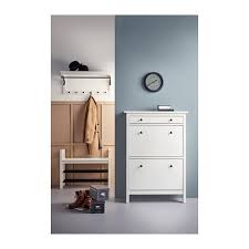 Hemnes Hat Rack White 33 1 2 Ikea Bench With Shoe Storage Hemnes Shoe Cabinet Ikea Hemnes Shoe Cabinet