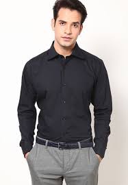 Black And Grey Dress Clothes Black Shirt Grey Trouser Online Mens Clothing Formal Shirts Mens Black Shirt