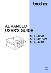Download drivers at high speed. Brother Mfc J265w Manuals Manualslib