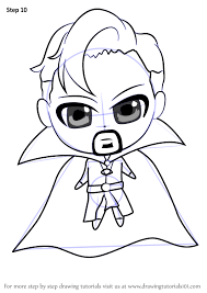 Learn How To Draw Chibi Dr Strange Chibi Characters Step By Step Drawing Tutorials Chibi Drawings Chibi Characters Chibi