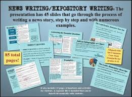News Writing Expository Writing Common Core Expository News Writing Tutorial Activities Writing Curriculum Expository Writing Teaching Writing