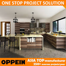 Some l shaped kitchens use both walls and feature banks of upper and lower cabinets on each wall of the l other. China Modern Fast Delivery Custom Wood L Shaped Kitchen Cabinets With Island Op14 K003 China Kitchen Cabinets Cupboard