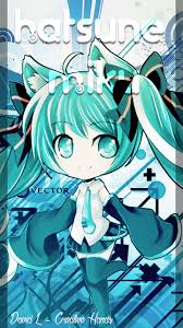Chibi Hatsune Miku Wallpaper Phone Gambarku Vocaloid hatsune miku wallpaper, falling, nature, sea, animals in the wild. chibi hatsune miku wallpaper phone
