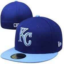 New Era Kansas City Royals Two Tone 59fifty Fitted Hat Royal Blue Light Blue Fitted Hats Kansas City Royals Hat New Era