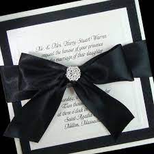 Couture Bow Boxed Wedding Invitations Special Listing For Etsy Box Wedding Invitations Black And White Wedding Invitations Wedding Invitations