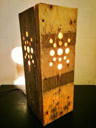 Lampe En Bois De Palette Lamp Decor Home Decor