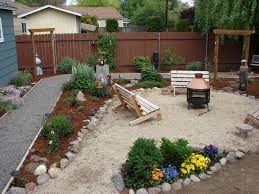 A garden with a fireplace, dining set or a swing. Pin By Vicki Tasma On Outdoor Spaces Budget Landscaping Small Backyard Landscaping Backyard Garden