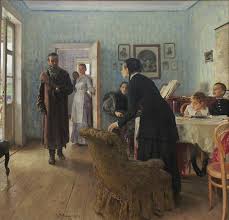Unexpected Visitors By Ilya Repin Ilya Repin Russian Painting Focal Point Art