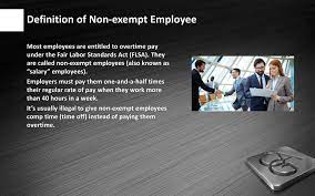 Therefore, they would receive certain protections, including: Exempt Non Exempt Employees Ppt Download