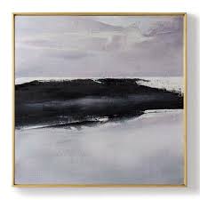 Black And White Oil Painting Landscape Black And White Abstract Painting Large Original Landscape Art Minimalist Art Original Textured Painting On Canvas Abstract Landscape Art In 2020 Abstract Landscape Abstract Landscape Painting Landscape Art