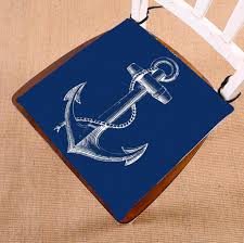 ( 4.6 ) out of 5 stars 22 ratings , based on 22 reviews current price $33.61 $ 33. Blue Anchor Chair Cushion Nautical Navy Blue Anchor Chair Pad Seat Chair Floor Cushion 18x18inch 45x45cm Buy From 19 On Joom E Commerce Platform