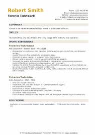 Resume format resume format cover letter template cv template. Fisheries Technician Resume Samples Qwikresume