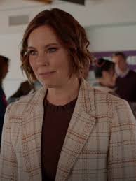 Falling Together 2024 Ashley Williams Plaid Blazer