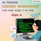 Free In-Person Coding Workshop for Kids in Elgin, IL(7-14)