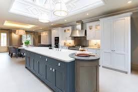 Modern wood kitchens in medium tones: Parkes Interiors Award Winning Kitchens Bespoke Kitchens Belfast