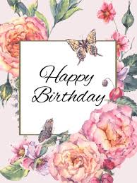 Beautiful flowers for birthday wishes beautiful flowers for happy birthday wishes birthday cards pictures of flowers birthday flower images free download birthday flowers images red roses birthday flowers images roses birthday images with flowers and quotes. Elegant Flower Happy Birthday Card Birthday Greeting Cards By Davia Happy Birthday Wishes Cards Happy Birthday Greetings Happy Birthday Cards