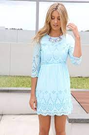 Baby Blue Lace Dress With Sleeves Off 78 Medpharmres Com