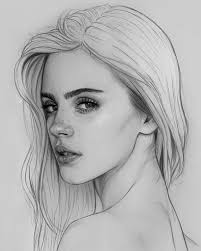 Beauty In Wip Drawings Art Drawings Sketches Simple Portrait Sketches Portrait Drawing