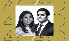 Isha & Akash Ambani In Fortune '40 ...