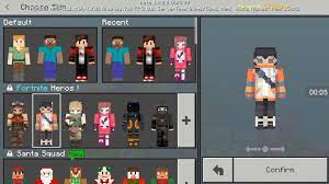 It's my favourite skin at the moment. Fortnite Heroes Skinpack Minecraft Pe Bedrock Skins