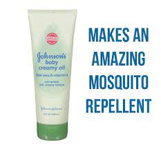 Johnson S Baby Creamy Oil Doubles As A Super Effective Mosquito Repellent Effective Mosquito Repellent Go Camping Camping Hacks