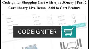 Equipment and records the lost equipment. Codeigniter Shopping Cart With Ajax Jquery Cart Library Live Demo Add To Cart Feature Part 2 Youtube