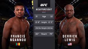 Well, it went the distance. Ufc 3 Francis Ngannou Vs Derrick Lewis Youtube