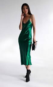 V Neck Emerald Green Silk Slip Dress Midi Green Silk Dress Etsy In 2020 Slip Dress Green Silk Dresses Silk Slip Dress