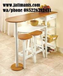 Meja Makan Bar Minimalis Modern Retro Modern Retro Meja Makan Meja