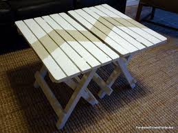 Chevron Stripe Table Makeover A K A Folding Tv Tables Table Makeover Striped Table Table
