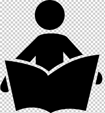 Black And White Computer Clipart Reading Computer Icons Symbol Library Png Angle Black Black And White Book Clip Art Computer Icon Symbols Library