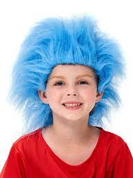 Kids Dr Seuss Thing 1 Thing 2 Costume Wig