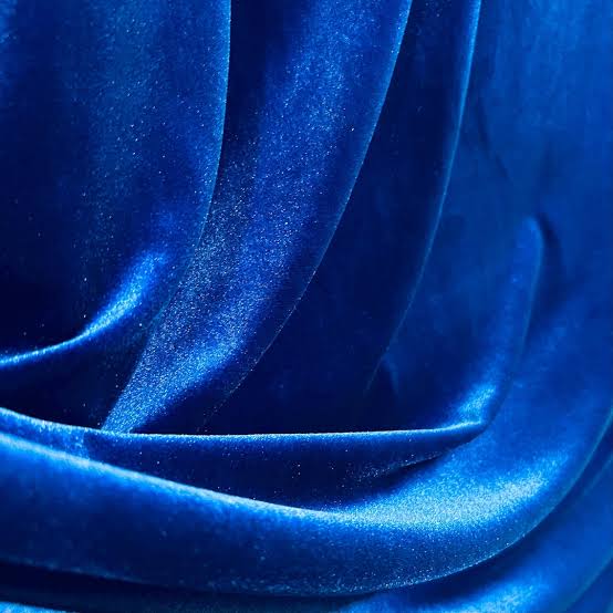 Sapphire Blue Stretch Velvet Fabric (by the Yard) - Etsy
