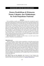 Pendidikan memang tidak murah, apalagi pendidikan formal seperti pendidikan di perguruan tinggi yang hanya bisa diakses oleh segelintir orang. Pdf Sistem Pendidikan Di Malaysia Nurul Zukfli Academia Edu