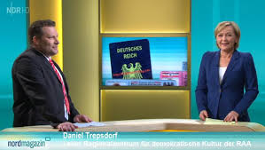 Nachrichten, radio und fernsehen, videos und jeden abend präsentieren die moderatoren aktuelle nachrichten reportagen und hintergründe im. Raa Im Interview Mit Dem Ndr Nordmagazin Zum Thema Reichsburger Raa Mecklenburg Vorpommern