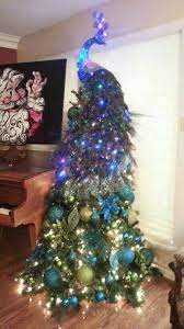 Peacock Christmas Ornaments Peacock Christmas Tree Decorating Ideas Findinista