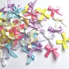 An easy tutorial showing you how to tie bows on your cards. 60 X Pastel Mix Satin Ribbon Bows Craft Cardmaking Embellishment Random Mix Ebay