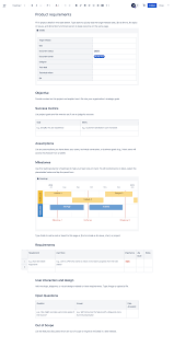 Wählen sie datei, neues dokument, um ein neues pdf zu erstellen. Vorlage Produktanforderungen Atlassian