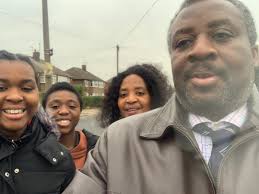After Church today with Pastor Dan and the Family @ Doncaster,Uk. Daniel  Awuah Asamoah Emmanuel Awuah-Asamoah