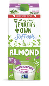 My intense love for almond butter also extends to almond milk. Earth S Own Unsweetened Original Almond Milk Almond Products