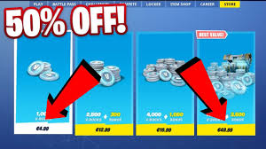 We have a great online selection at the lowest prices with fast & free shipping on many items! New 50 Off Any Vbucks Bundle Method In Fortnite Season 9 Youtube