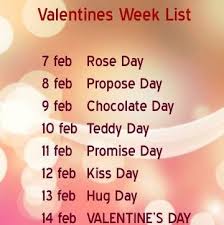 February 7th 14th For Week Day Started Laxman Baral Blog There are many more special days to come this. february 7th 14th for week day started