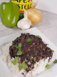 This Authentic Pressure Cooker Cuban Black Beans Frijoles Negros Recipe Is Made With Smoked Ham Hock Sof Cuban Black Beans Mexican Food Recipes Black Beans