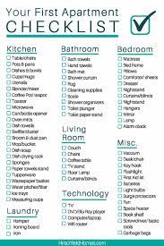 You might be tempted to buy everything new when you first begin reading this checklist, but don't forget about the power of buying used kitchenware at thrift stores or even on the internet (where you. Awesome Photo Of Kitchen List Apartment Kitchen List Apartment First New Apartment Chec Apartment Checklist First Apartment Checklist New Apartment Checklist
