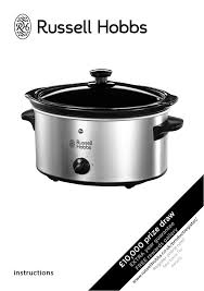 Crock pot settings crockpot bellahousewares meaning bella cooker slow manual cookers setting housewares cooked meant folks symbols everything. Russell Hobbs 23200 User Manual Manualzz