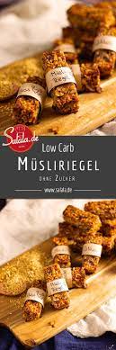 Musliriegel Ohne Getreide Rezept Musliriegel Low Carb Granola Lebensmittel Mit Wenig Kohenhydrate