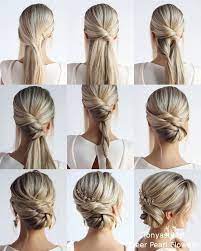 18 Tutorials Fur Hochzeitsfrisuren Fur Braute Und Brautjungfern Braute Brautjungfern Hochzei Wedding Hairstyles Tutorial Bridal Hair Updo Long Hair Styles