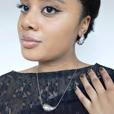 Teja Silver Gemstone Pear Drop Earrings